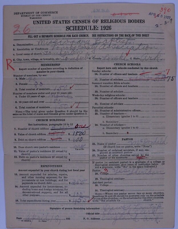 Scan of Landmark Baptist of America: 390