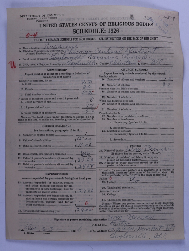 Scan of Church of the Nazarene: 303