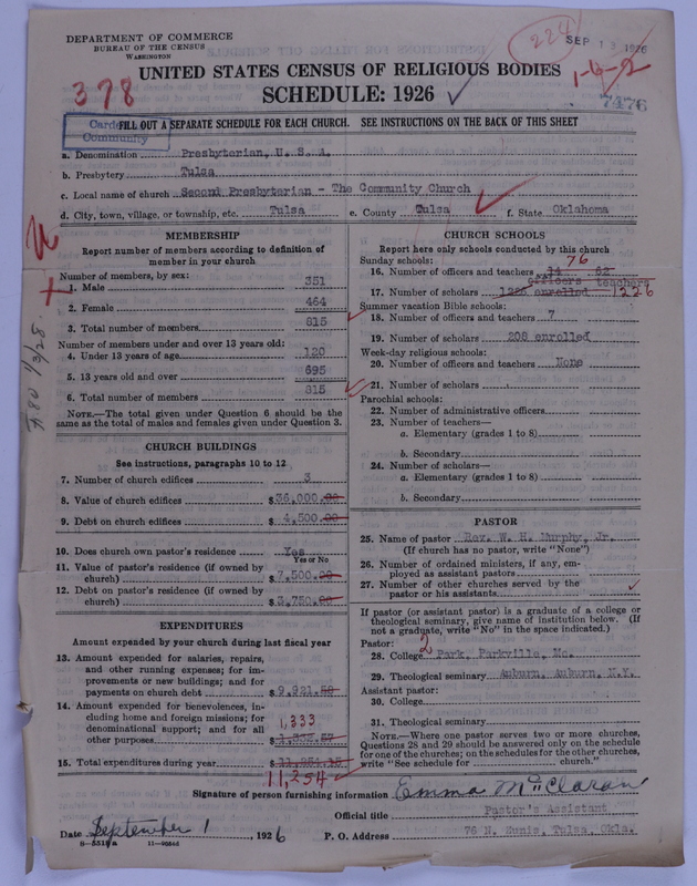 Scan of Presbyterian Church in the United States of America: 7476