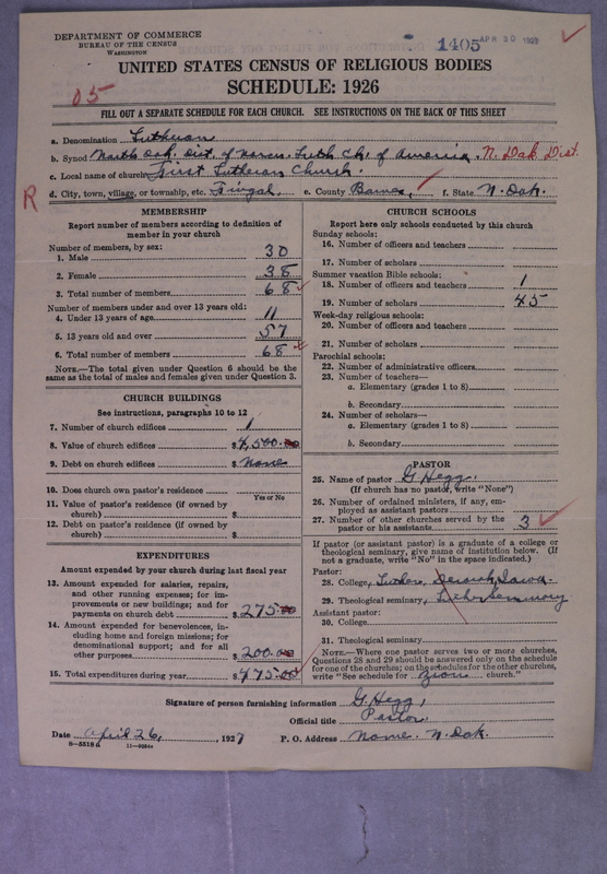 Scan of Norwegian Lutheran Church of America: 1405