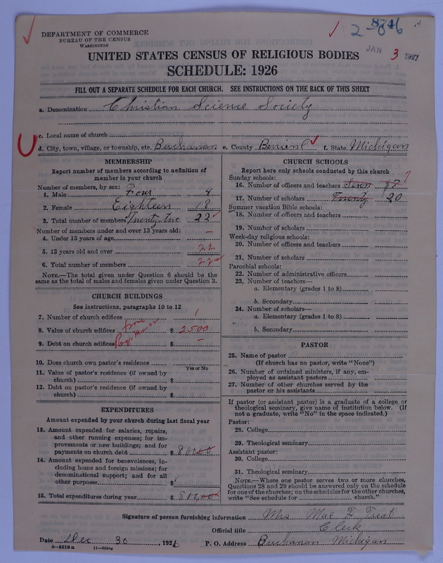 Scan of Church of Christ, Scientist: 874