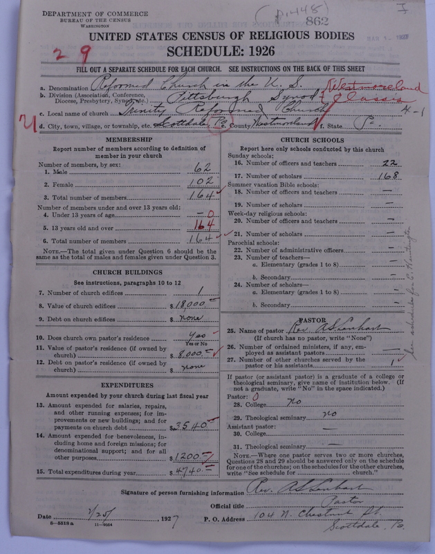 Scan of Reformed Church in the United States: 862