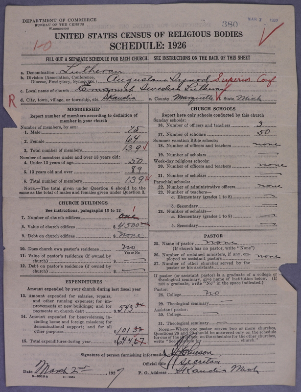 Scan of Evangelical Lutheran Augustana Synod of North America: 380