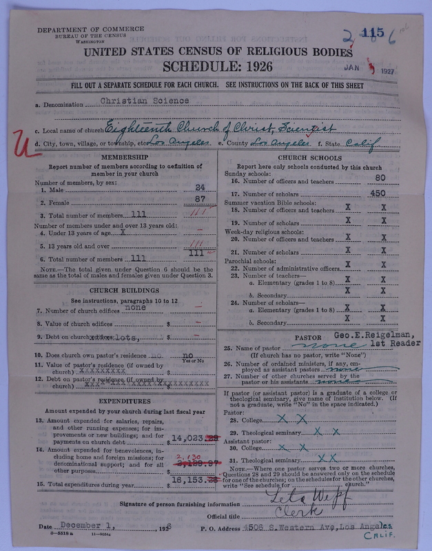 Scan of Church of Christ, Scientist: 115