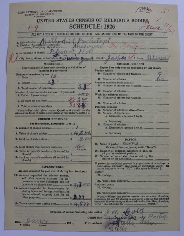 Scan of Methodist Protestant Church: 780