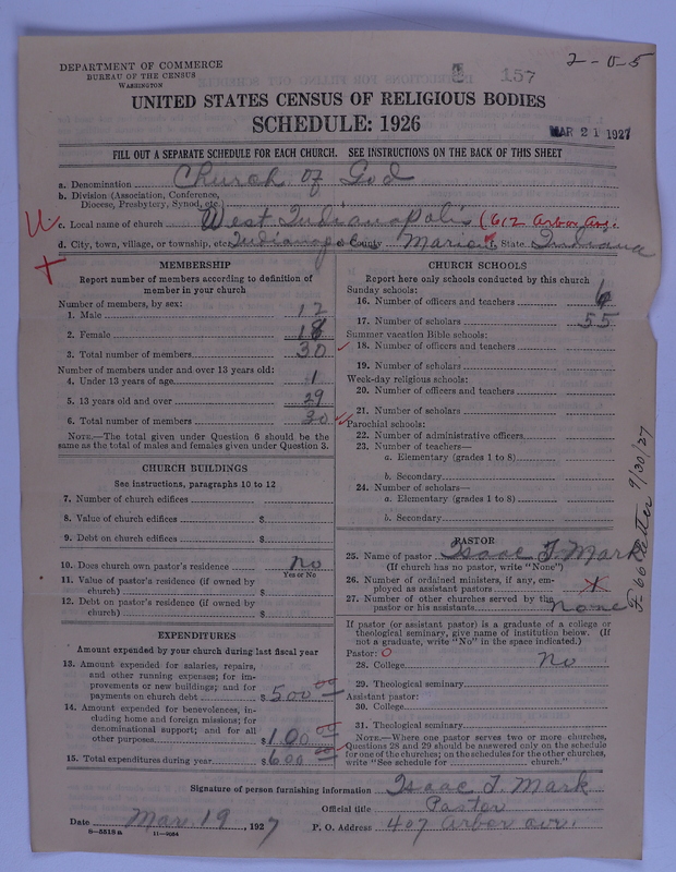 Scan of Church of God (Headquarters, Anderson, Ind.): 157
