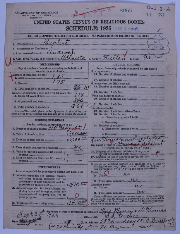 Scan of Negro Baptists: 8966