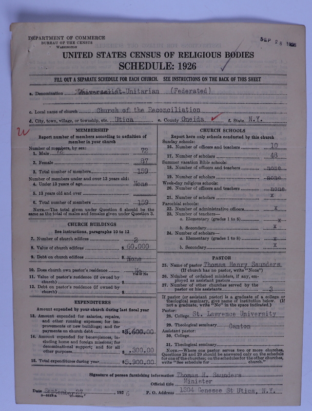Scan of Federated Churches: 79