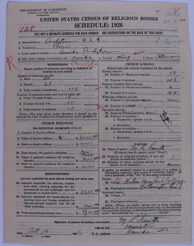 Scan of Presbyterian Church in the United States of America: 3635