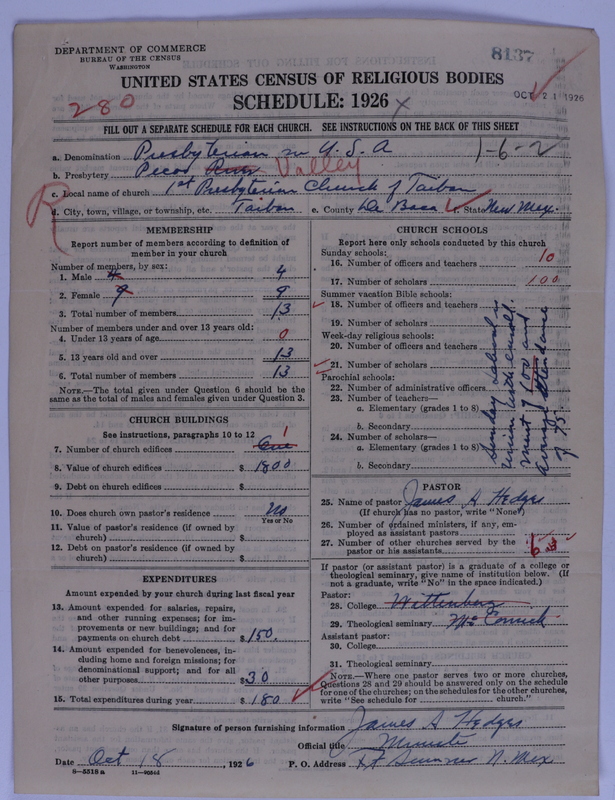 Scan of Presbyterian Church in the United States of America: 8137