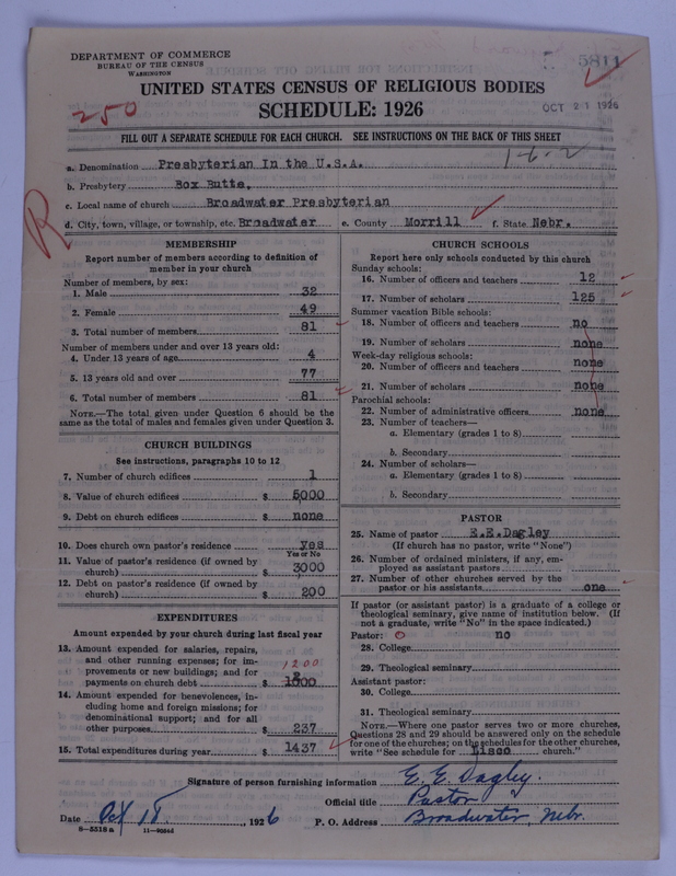 Scan of Presbyterian Church in the United States of America: 5811