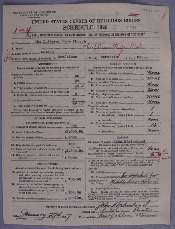 Scan of Lutheran Free Church: 130
