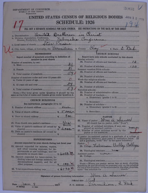 Scan of Church of the United Brethren in Christ: 2062