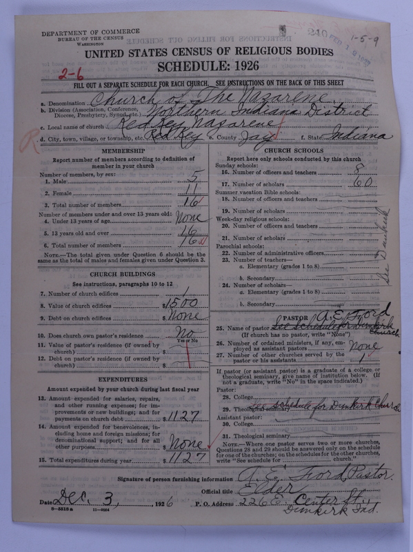 Scan of Church of the Nazarene: 240
