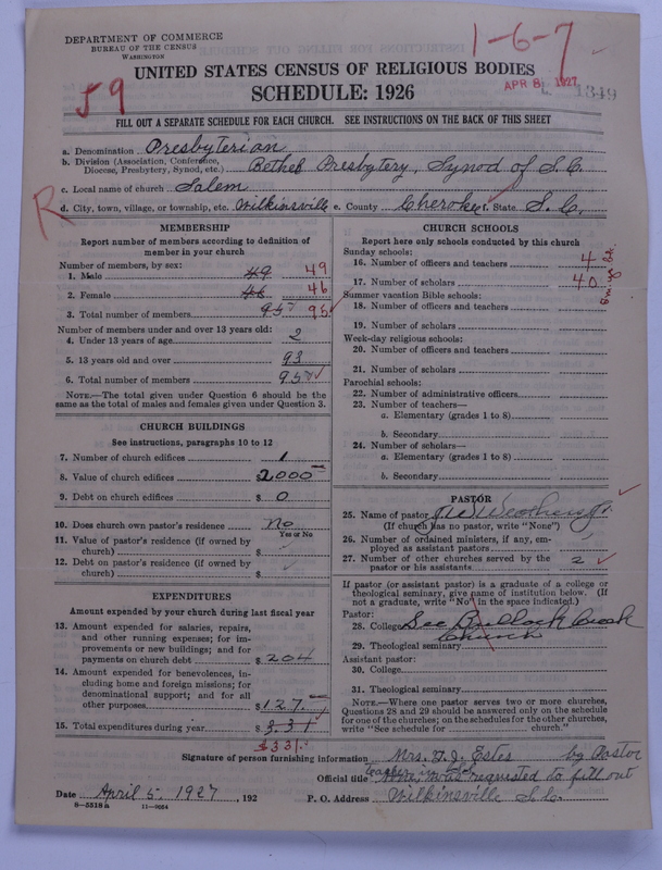 Scan of Presbyterian Church in the United States: 1349