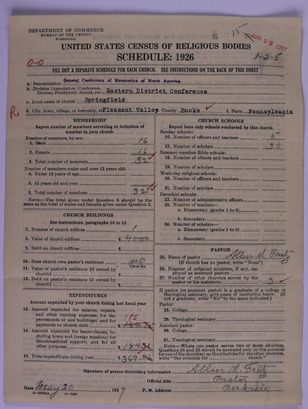 Scan of General Conference of the Mennonite Church of North America: 15