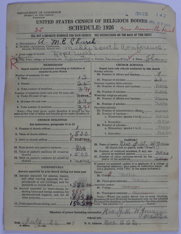 Scan of African Methodist Episcopal Church: 3912