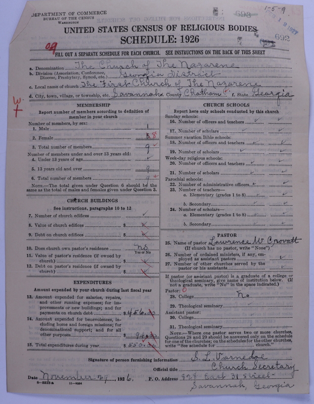 Scan of Church of the Nazarene: 692