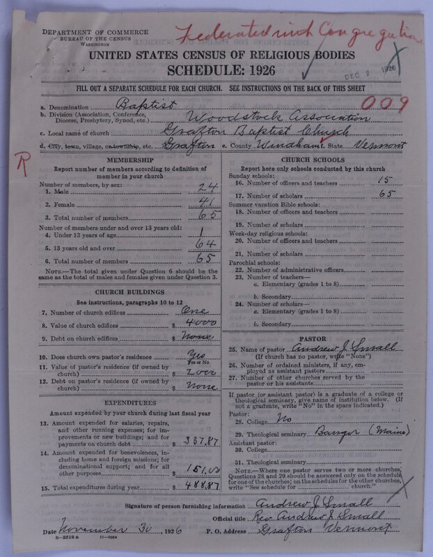 Scan of Federated Churches: 66