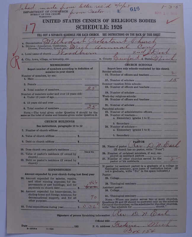 Scan of Methodist Protestant Church: 616
