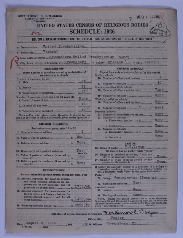 Scan of United Presbyterian Church of North America: 7