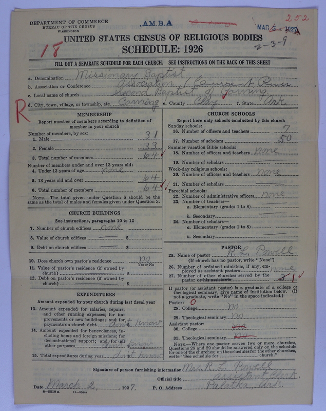Scan of Landmark Baptist of America: 252
