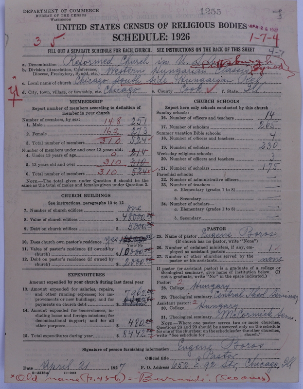 Scan of Reformed Church in the United States: 1255