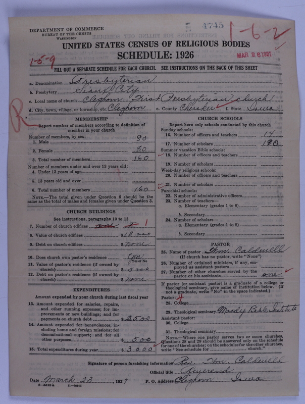 Scan of Presbyterian Church in the United States of America: 4745