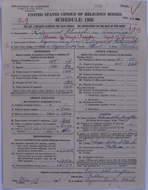 Scan of Reformed Church in America: 528