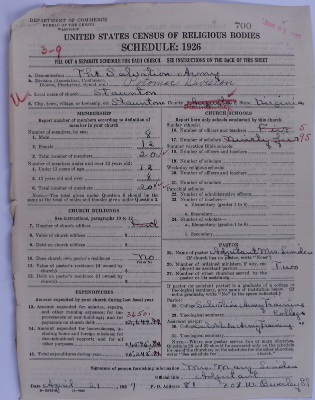 Scan of Salvation Army: 700