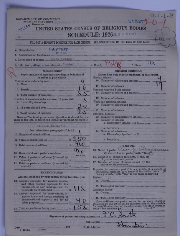 Scan of Negro Baptists: 21327