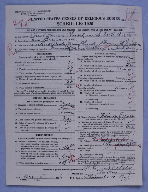Scan of Presbyterian Church in the United States of America: 1113