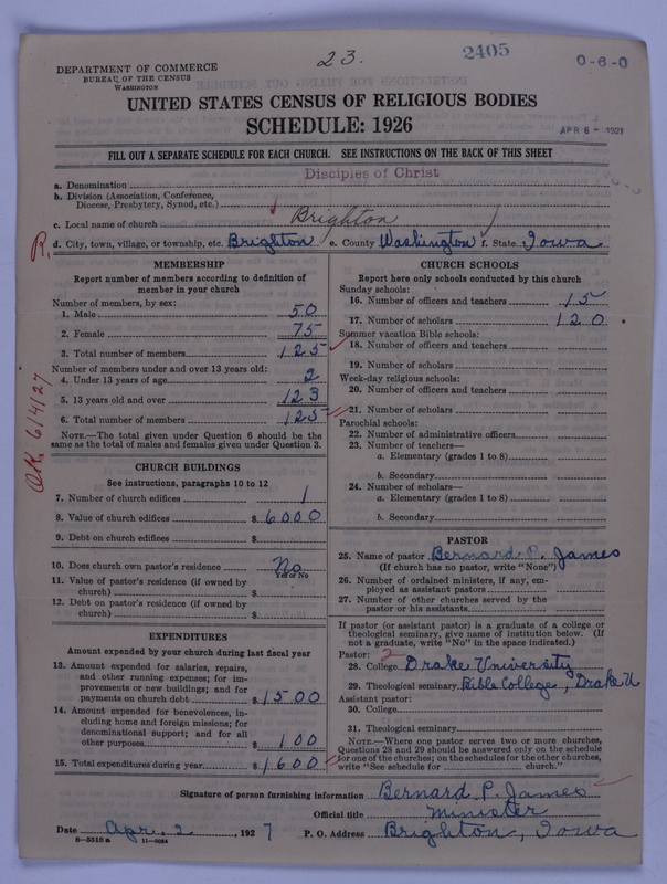 Scan of Disciples of Christ: 2405