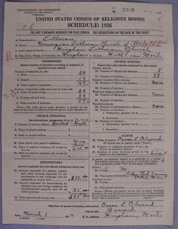 Scan of Norwegian Lutheran Church of America: 2302