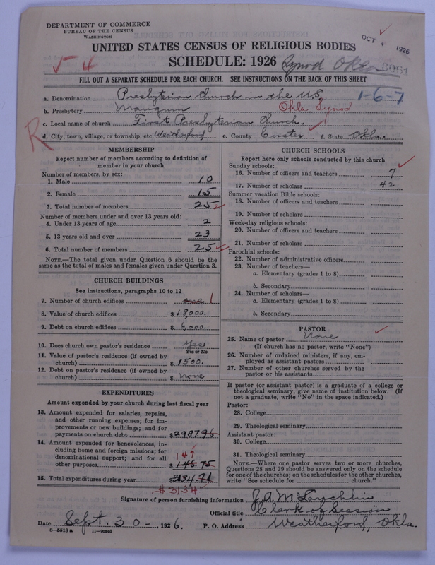 Scan of Presbyterian Church in the United States: 3061