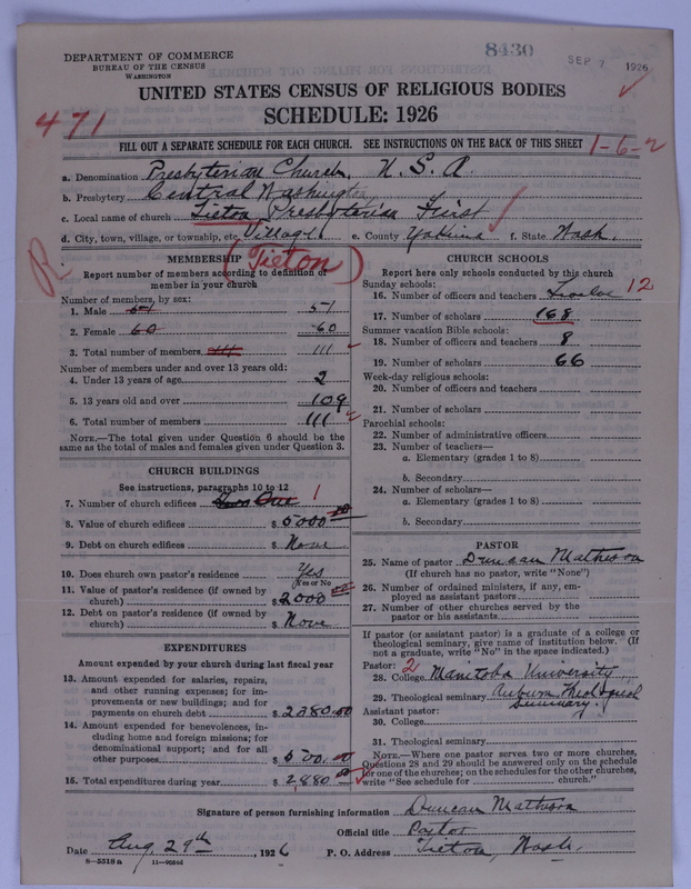 Scan of Presbyterian Church in the United States of America: 8430