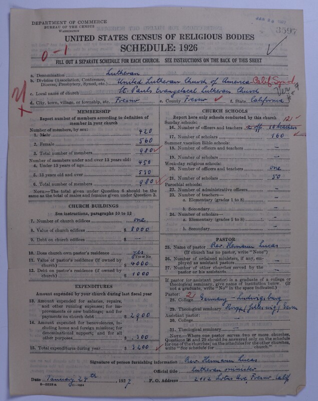 Scan of United Lutheran Church in America: 3597