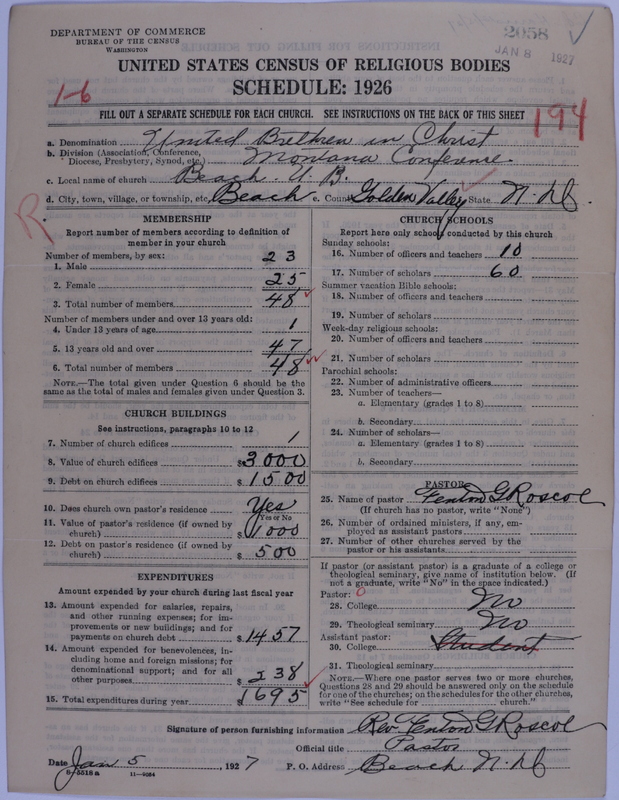 Scan of Church of the United Brethren in Christ: 2058