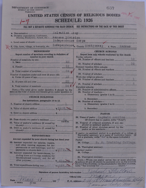 Scan of Salvation Army: 657