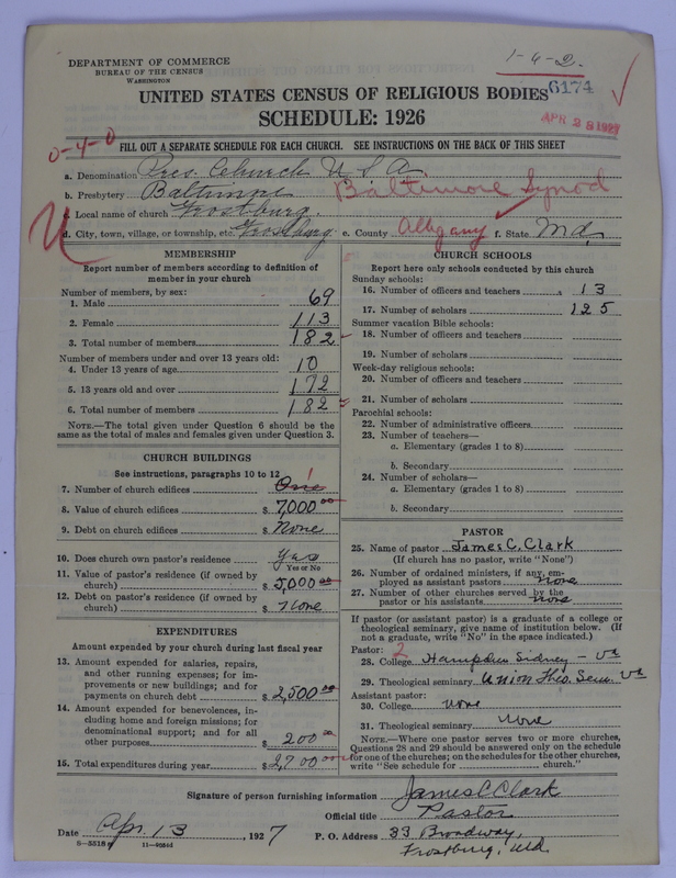 Scan of Presbyterian Church in the United States of America: 6174