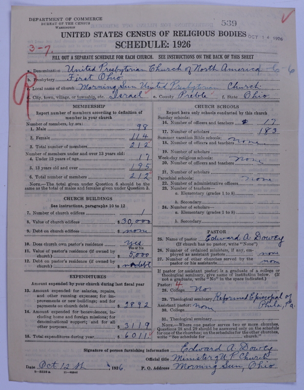 Scan of United Presbyterian Church of North America: 539