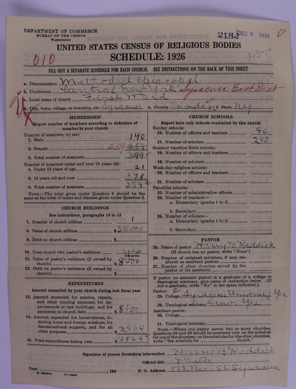 Scan of Methodist Episcopal Church: 2182