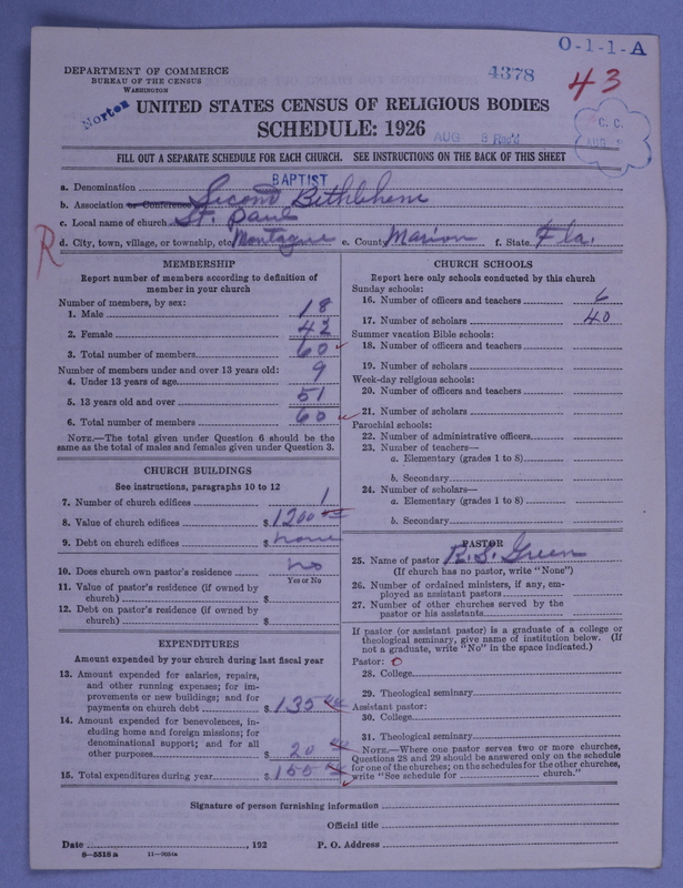 Scan of Negro Baptists: 4378