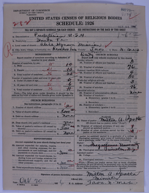 Scan of Presbyterian Church in the United States of America: 8174