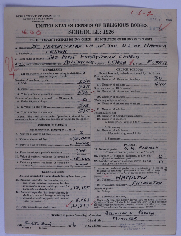 Scan of Presbyterian Church in the United States of America: 1978