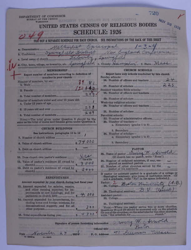 Scan of Methodist Episcopal Church: 720