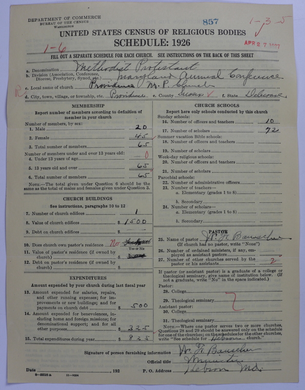 Scan of Methodist Protestant Church: 857