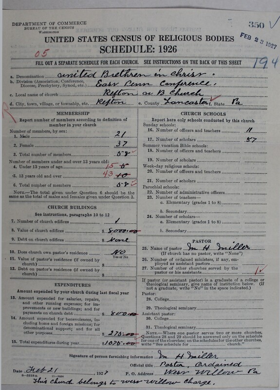 Scan of Church of the United Brethren in Christ: 350