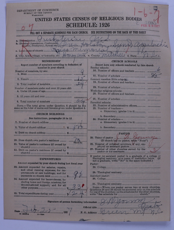 Scan of Presbyterian Church in the United States: 1085