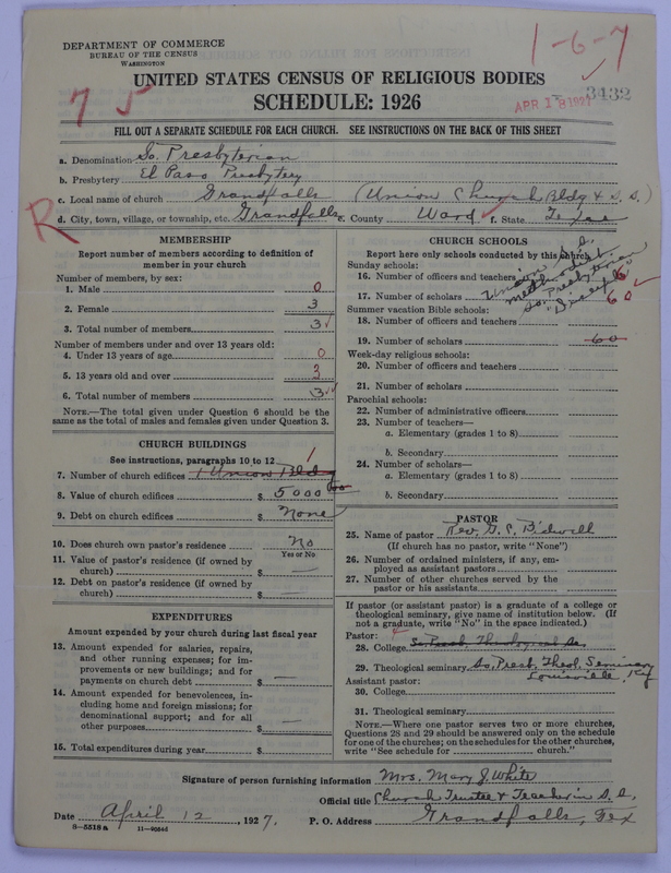 Scan of Presbyterian Church in the United States: 3432